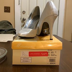 David’s bridal size 8, silver